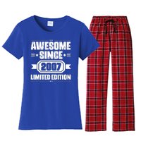 Awesome Since 2007 Limited Edition Women's Flannel Pajama Set