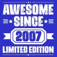 Awesome Since 2007 Limited Edition 16 in Basic Backpack