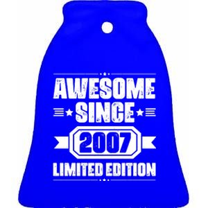 Awesome Since 2007 Limited Edition Ceramic Bell Ornament