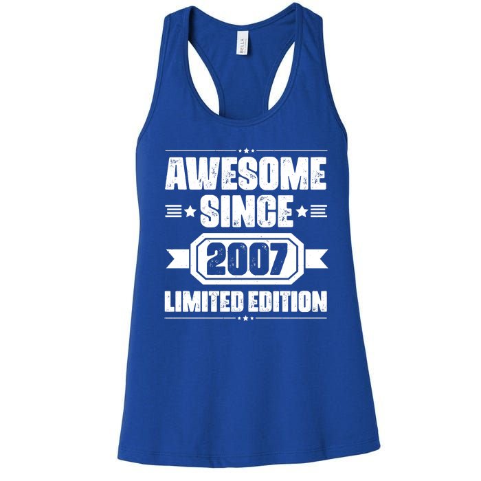 Awesome Since 2007 Limited Edition Women's Racerback Tank