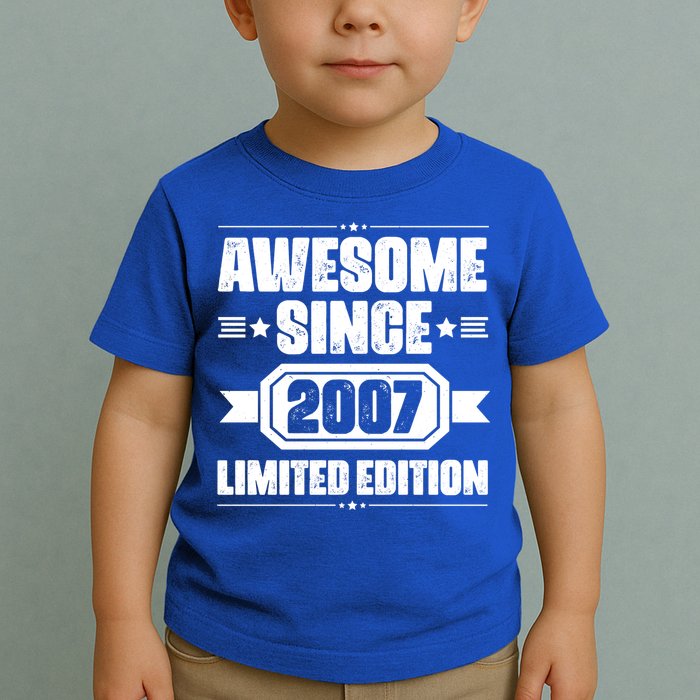 Awesome Since 2007 Limited Edition Toddler T-Shirt
