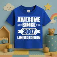 Awesome Since 2007 Limited Edition Toddler T-Shirt