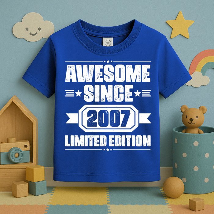 Awesome Since 2007 Limited Edition Toddler T-Shirt