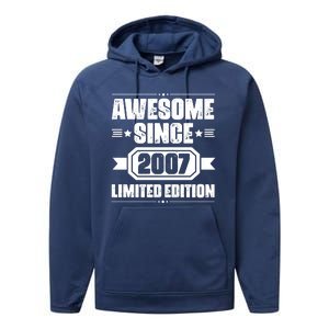 Awesome Since 2007 Limited Edition Performance Fleece Hoodie