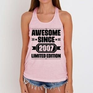 Awesome Since 2007 Limited Edition Women's Knotted Racerback Tank