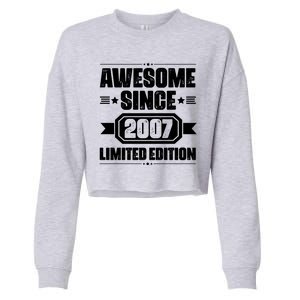 Awesome Since 2007 Limited Edition Cropped Pullover Crew