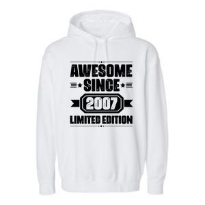 Awesome Since 2007 Limited Edition Garment-Dyed Fleece Hoodie