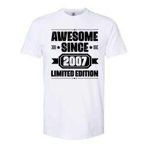 Awesome Since 2007 Limited Edition Softstyle CVC T-Shirt