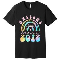 Awesome Since 2012 11 Year Old Rainbow Tie Dye 11th Birthday Premium T-Shirt