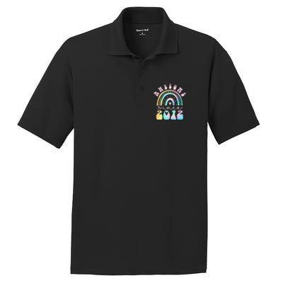 Awesome Since 2012 11 Year Old Rainbow Tie Dye 11th Birthday PosiCharge RacerMesh Polo