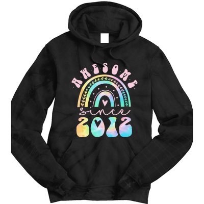 Awesome Since 2012 11 Year Old Rainbow Tie Dye 11th Birthday Tie Dye Hoodie