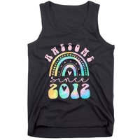 Awesome Since 2012 11 Year Old Rainbow Tie Dye 11th Birthday Tank Top