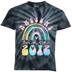 Awesome Since 2012 11 Year Old Rainbow Tie Dye 11th Birthday Kids Tie-Dye T-Shirt