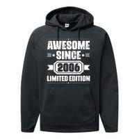 Awesome Since 2006 Limited Edition Birthday Performance Fleece Hoodie