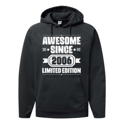 Awesome Since 2006 Limited Edition Birthday Performance Fleece Hoodie