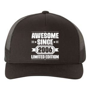 Awesome Since 2006 Limited Edition Birthday Yupoong Adult 5-Panel Trucker Hat