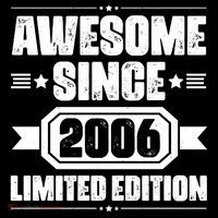 Awesome Since 2006 Limited Edition Birthday Impact Tech Backpack