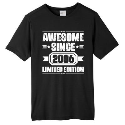 Awesome Since 2006 Limited Edition Birthday Tall Fusion ChromaSoft Performance T-Shirt