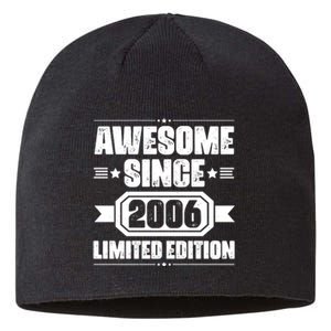 Awesome Since 2006 Limited Edition Birthday Sustainable Beanie