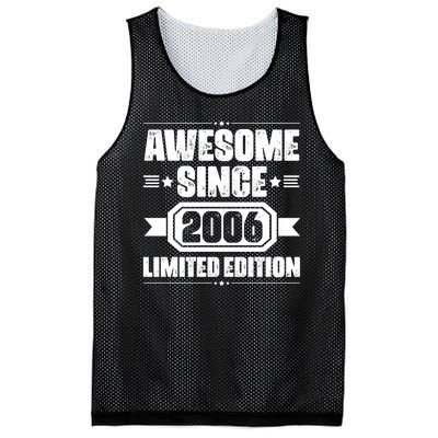 Awesome Since 2006 Limited Edition Birthday Mesh Reversible Basketball Jersey Tank