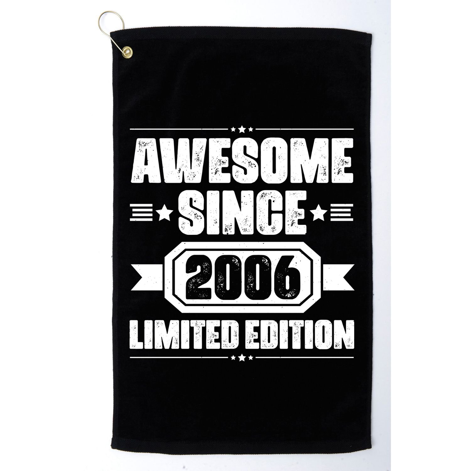 Awesome Since 2006 Limited Edition Birthday Golf Towel