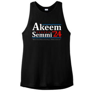 Akeem Semmi 2024 When You Think Of Garbage Ladies PosiCharge Tri-Blend Wicking Tank