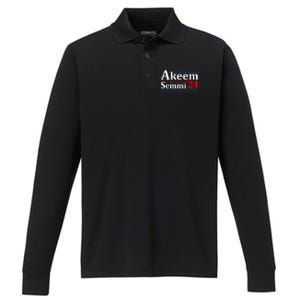 Akeem Semmi 2024 When You Think Of Garbage Performance Long Sleeve Polo