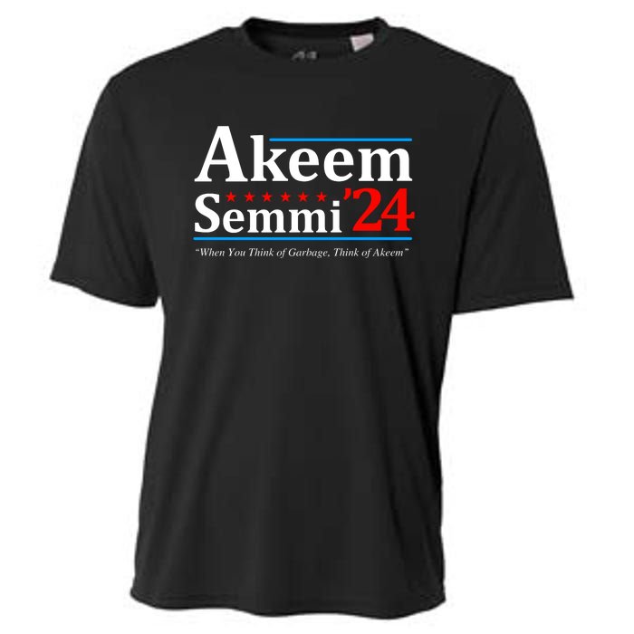 Akeem Semmi 2024 When You Think Of Garbage Cooling Performance Crew T-Shirt