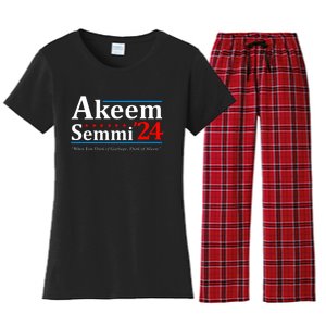 Akeem Semmi 2024 When You Think Of Garbage Women's Flannel Pajama Set