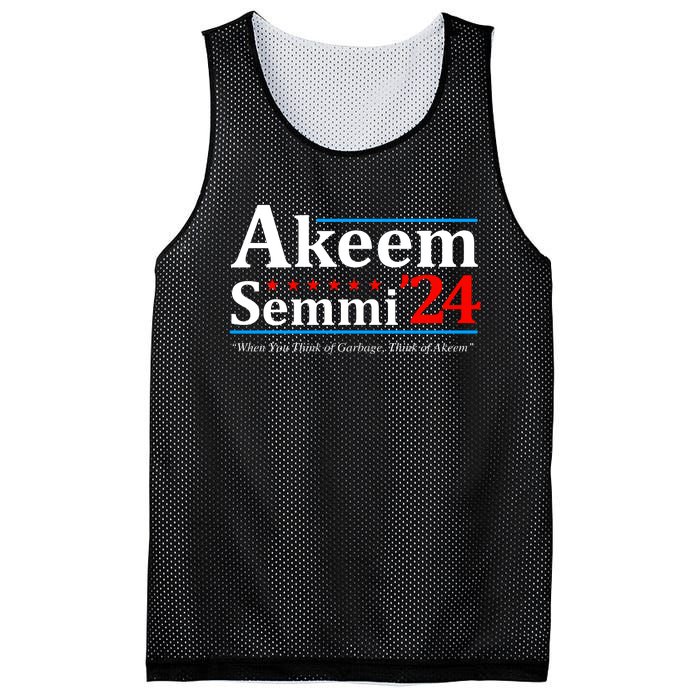 Akeem Semmi 2024 When You Think Of Garbage Mesh Reversible Basketball Jersey Tank