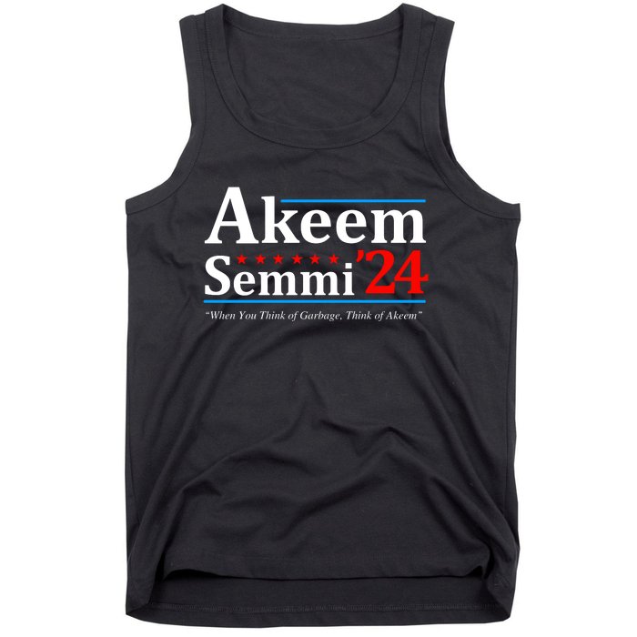 Akeem Semmi 2024 When You Think Of Garbage Tank Top