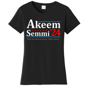 Akeem Semmi 2024 When You Think Of Garbage Women's T-Shirt