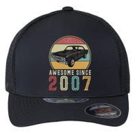 Awesome Since 2007 16 Years Old 16th Birthday For Car Lover Flexfit Unipanel Trucker Cap