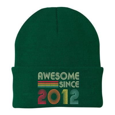 Awesome Since 2012 10th Birthday Retro Knit Cap Winter Beanie