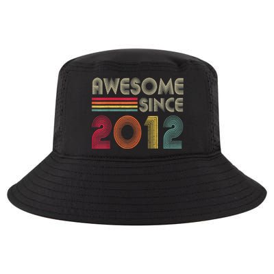 Awesome Since 2012 10th Birthday Retro Cool Comfort Performance Bucket Hat