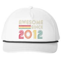 Awesome Since 2012 10th Birthday Retro Snapback Five-Panel Rope Hat