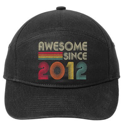 Awesome Since 2012 10th Birthday Retro 7-Panel Snapback Hat