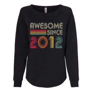 Awesome Since 2012 10th Birthday Retro Womens California Wash Sweatshirt