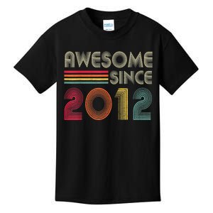 Awesome Since 2012 10th Birthday Retro Kids T-Shirt