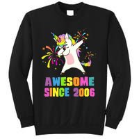 Awesome Since 2006 Unicorn 17 Years Old 17th Birthday Sweatshirt