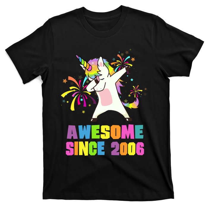 Awesome Since 2006 Unicorn 17 Years Old 17th Birthday T-Shirt