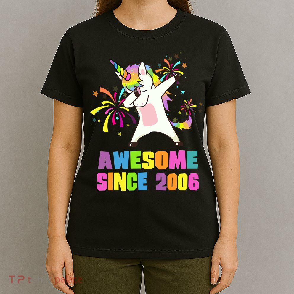 Awesome Since 2006 Unicorn 17 Years Old 17th Birthday T-Shirt