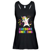 Awesome Since 2006 Unicorn 17 Years Old 17th Birthday Ladies Essential Flowy Tank