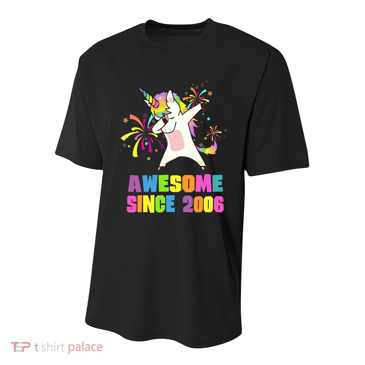 Awesome Since 2006 Unicorn 17 Years Old 17th Birthday Youth Performance Sprint T-Shirt