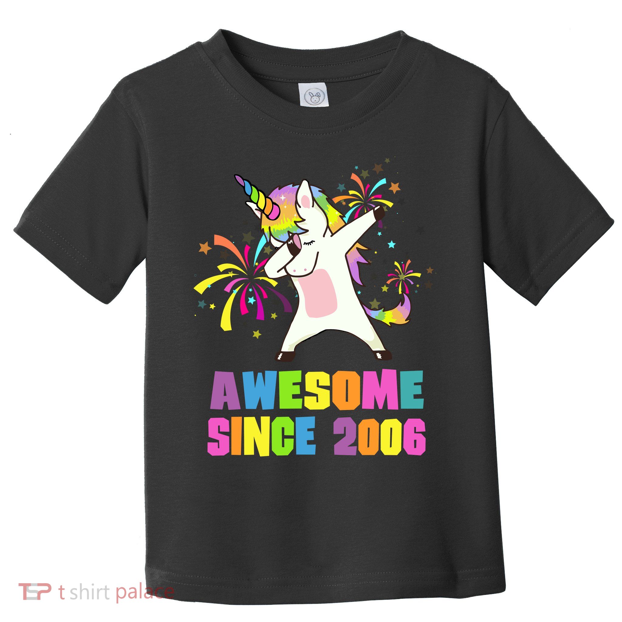 Awesome Since 2006 Unicorn 17 Years Old 17th Birthday Toddler T-Shirt