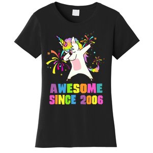 Awesome Since 2006 Unicorn 17 Years Old 17th Birthday Women's T-Shirt