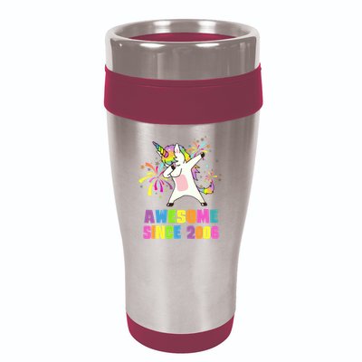 Awesome Since 2006 Unicorn 17 Years Old 17th Birthday 16oz Travel Tumbler