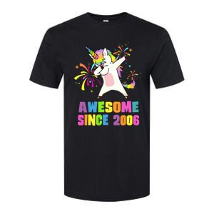 Awesome Since 2006 Unicorn 17 Years Old 17th Birthday Softstyle CVC T-Shirt