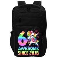 Awesome Since 2016 Unicorn 6th Birthday 6 Years Old Impact Tech Backpack