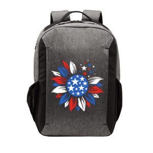 America Sunflower 4th Of July Patriotic American 4th Of July Vector Backpack